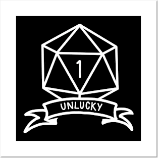 Unlucky D20 - Critical Fail Posters and Art